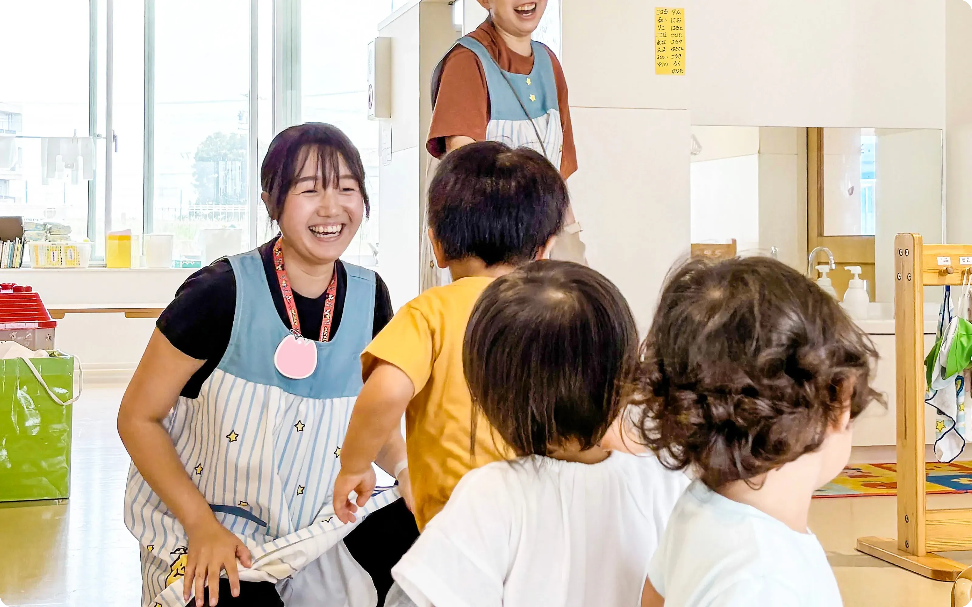 笑顔のスタッフ